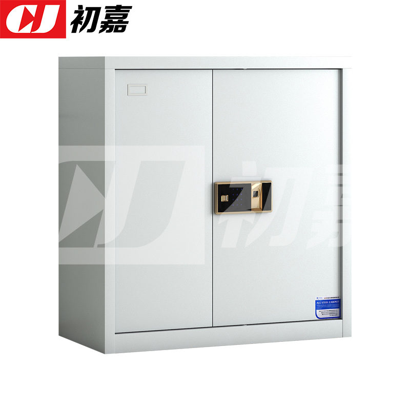 初嘉(CJ) CJ4102410 单节保密柜矮柜文件柜防盗档案资料柜 常规指纹锁