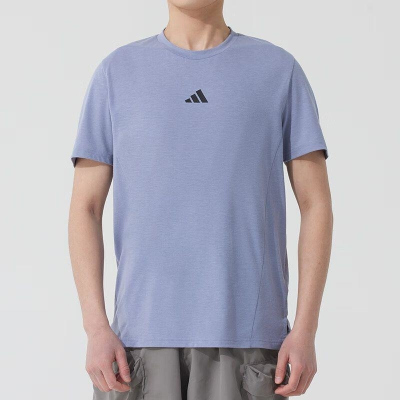 阿迪达斯 (adidas)男装新品综合训练运动短袖圆领T恤 JI5772 C