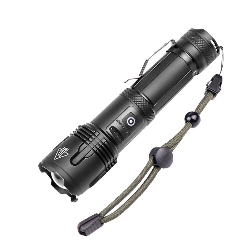 苏识 p70 18650锂电池 铝合金强光手电筒 (计价单位:个) 黑