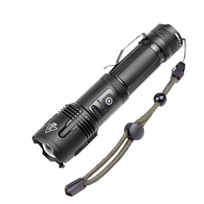 苏识 p70 18650锂电池 铝合金强光手电筒 (计价单位:个) 黑