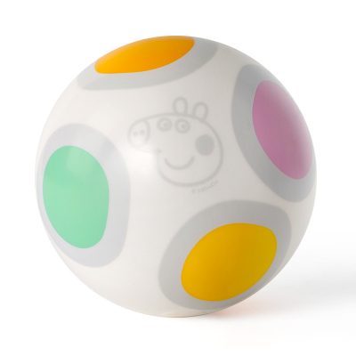小猪佩奇儿童小皮球类玩具拍拍球加厚PVC宝宝初级训练弹力手抓球佩奇小彩球