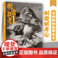 制霸联考6素描静物临摹范本 2025烈公文化庄粤雄单体组合素描几何体静物照片写生素材临摹范本美术高考联考教材教程书籍