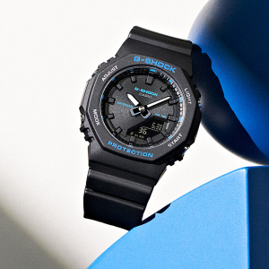 卡西欧手表GSHOCK 液晶指针双显防水防震运动休闲女表GMA-P2100BA