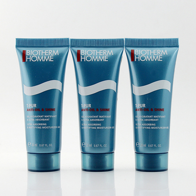 3支打包碧欧泉男士新净肤细致保湿露20ml*3控油乳液小样