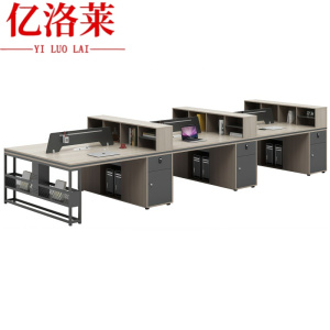 亿洛莱 办公桌 六人 张