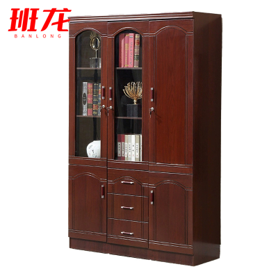 班龙办公储物柜三门挂衣款台