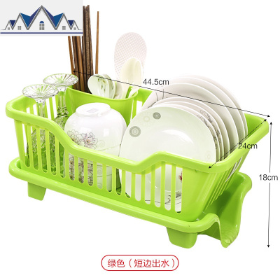 碗架厨房塑料储物架角架碗碟沥水架餐具碗碟置物架滴水碗架 三维工匠