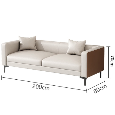豫汉迎三人位沙发西皮张