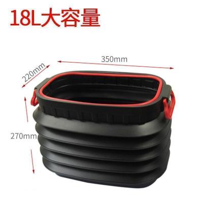 家柏饰(CORATED)车载折叠水桶便携垃圾桶汽车家用后备箱户外钓鱼水桶杂物筒收纳盒