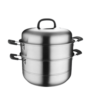 爱仕达(ASD)304不锈钢三层不锈钢蒸锅蒸笼大容量高拱盖蒸煮多用锅30cm ZS30V3J10