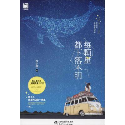 [正版]每颗星都下落不明 西小洛 每个人都是天边的一颗星在孤独漫长的岁月里各自闪耀 青春文学现代都市校园爱情情感小说