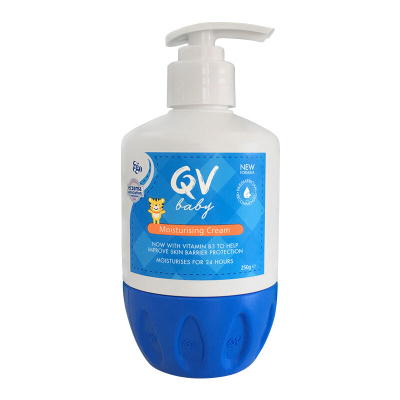 QV 小老虎婴儿婴童润肤乳面霜保湿露身体乳护脸雪花膏 250g 1罐装 澳洲进口