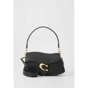 COACH女士多功能真皮手提包 可调节肩带时尚简约黑色手袋 black