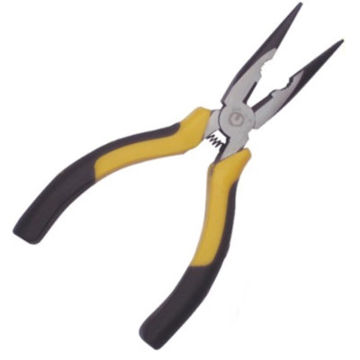 欧克(Ouke)胶柄美式尖嘴钳包胶手柄(8英寸200mmOK-3064)