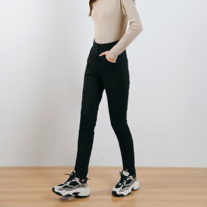 90绒白鹅绒高腰外穿新款加厚大码冬季保暖修身羽绒裤女