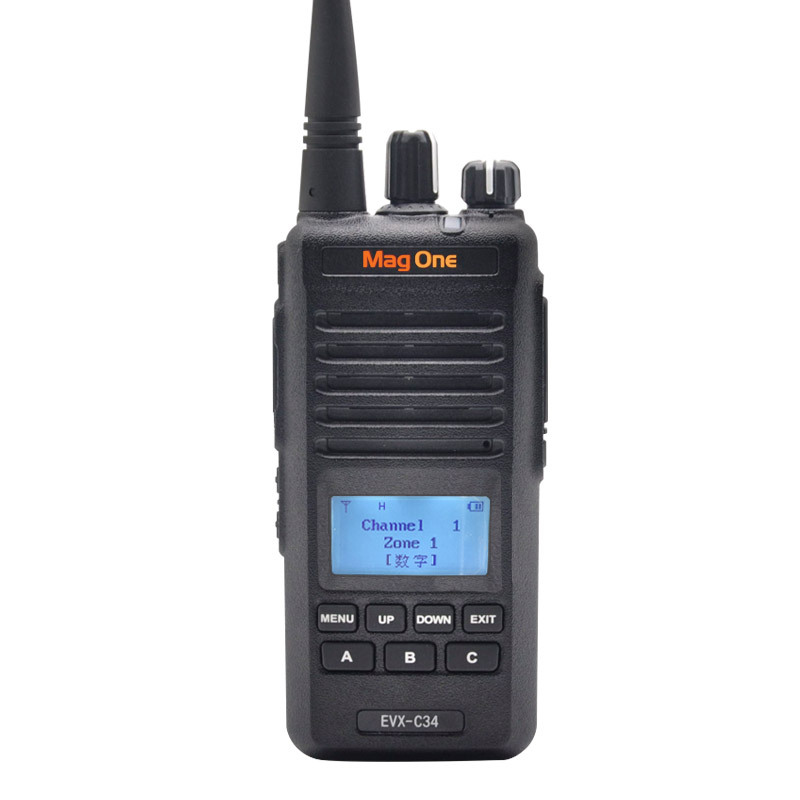 摩托罗拉(MOTOROLA)EVX-C34-G6-4便携式手持数字对讲机 数模兼容IP54级防水防尘双时隙 128信道