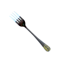 金迪乐304不锈钢餐具长柄叉子