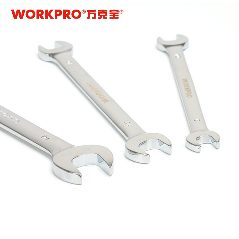 万克宝 8件套碳钢双开扳手布袋组套 (8件套) 套