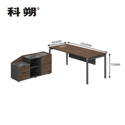 科朔 办公桌 经理桌 现代班台经理桌 板式班台桌 1.6米 KSD1681