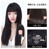 瑞贝卡假发片女切漫画刘海片蓬松自然增发量全真发无痕直发片