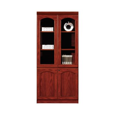 中豫鑫泽 ZYXZ4052417木质文件柜油漆贴木皮资料柜书柜 二门