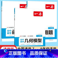 2本套装)初中数学函数+几何模型 [正版]2024一本初中数学函数应用题几何模型七八九年级专项训练计算题