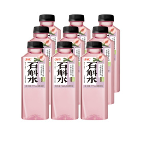 好望水石斛水水蜜桃风味饮料500ml*9瓶0添加蔗糖植物饮料