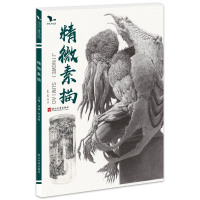 [正版图书]精微素描 孙建品博素文化朱乾盛素描基础入门单体素描静物动物昆虫花卉水果器皿临摹范本范画对临央国美术院手绘画册