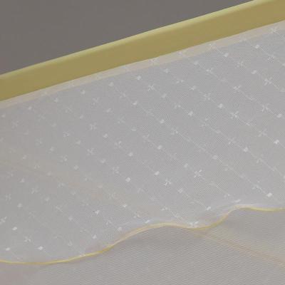 美帮汇支架蚊帐床上防摔儿童拉链简约三开加密1.5m1.8米2床家用