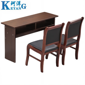 珂洋 培训长条桌 140*40*75cm(一桌二椅) 套