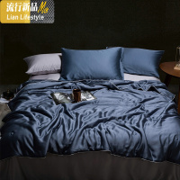 天丝夏凉被空调被薄款夏季单人被子春秋双人冰丝四件套可机洗夏被 三维工匠