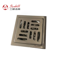 三晓黄铜镀镍防臭地漏 SX-10005 个