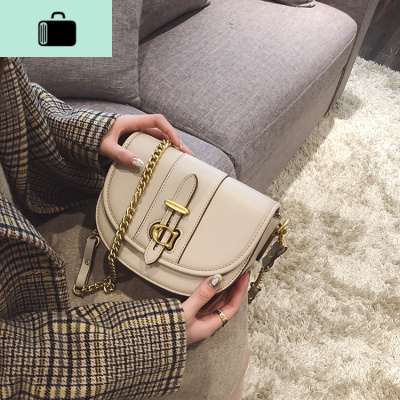 东胜百搭链条马鞍包包女2020新款单肩包迷你时尚简约休闲斜挎小包NEW LAKE女斜挎包