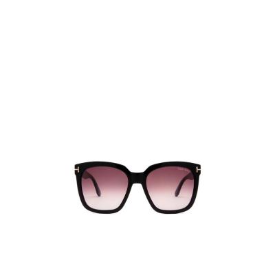 汤姆福特(Tom Ford)女士时尚徽标太阳镜100塑料材质潮牌百搭遮阳 粉红色