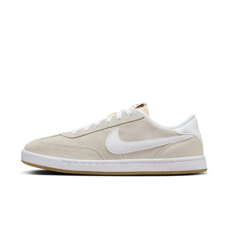 耐克(NIKE)男士板鞋休闲鞋经典舒适缓震橡胶底春季新款灰白撞色运
