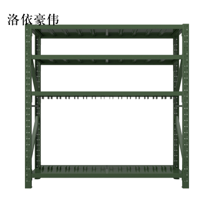 洛依豪伟农具摆放架安保装备器材存放架拆装盾牌货架盾牌架2000*600*2000