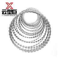 云型巨 刺丝滚笼 刀片刺绳刺丝滚笼拉力刮刀围墙防爬防盗刺 φ50cm 单位: kg