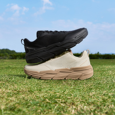  361°男鞋运动鞋新款网布轻便休闲鞋男士耐脏纯黑色老爹鞋子