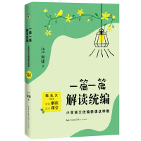 正版新书]一篇一篇,解读统编—小学语文统编新课这样教(456高年