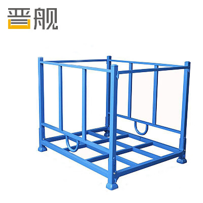 晋舰仓库插管堆垛架巧固架堆叠冷库货架高架码垛架布料架折叠无底双拉杆1200*1500*1250mm