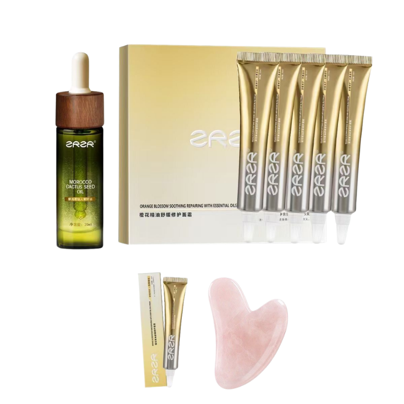ZRZR摩洛哥仙人掌籽油面部精油保湿抗皱紧致橙花精油舒缓面霜保湿