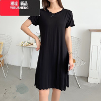 YIBUSHENG新款莫代尔连衣裙女季薄款内搭打底裙外穿a字裙宽松睡裙中长款