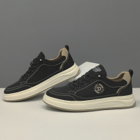 男士夏季透气布鞋百搭冰丝布板鞋欧洲站潮鞋一脚蹬免系带休闲鞋男