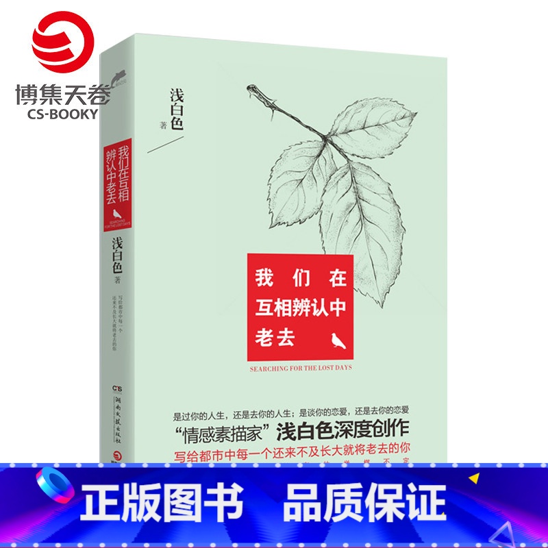 [正版]博集天卷我们在互相辨认中老去 浅白色言情小说 写给都市中每一个还来不及长大就将老去的你