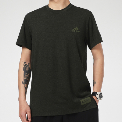 Adidas阿迪达斯短袖男2021夏季新款户外运动T恤速干透气T恤GM0627