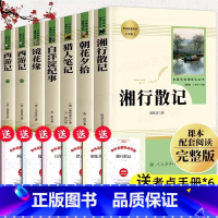 全套[七年级上册必读+选读] [正版]七年级上册必读朝花夕拾西游记鲁迅原著无删减完整版人教版初中生阅读文学名著初一课外书