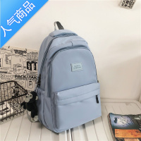 封后减负 书包女韩版原宿ulzzang大容量初中高中生简约双肩包ins超火学生书包
