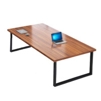 铭威盾会议桌长桌简约现代工作台会议室长条桌办公桌椅组合2*1(米)