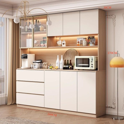 沃灏 茶水柜餐边柜储物柜厨房碗柜餐厅备餐柜定制餐边柜支持样式定制