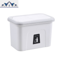 厨房垃圾桶挂式北欧家用橱柜免打孔壁挂式收纳桶厕所可挂拉圾筒 三维工匠